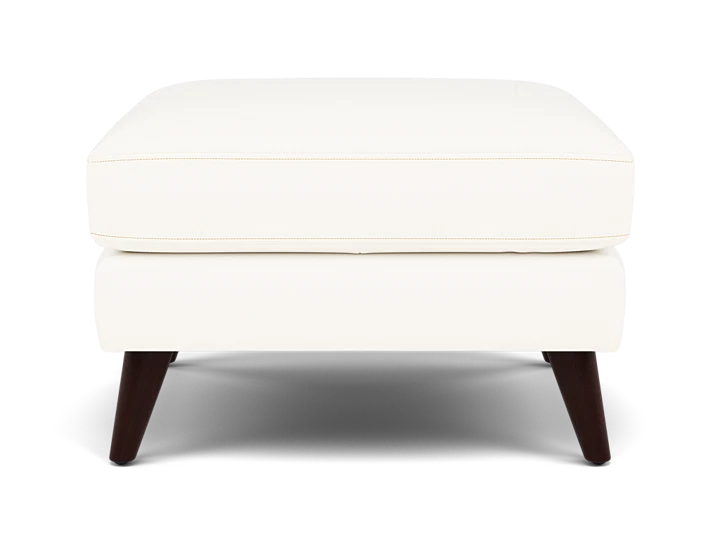 Naomi Leather Ottoman